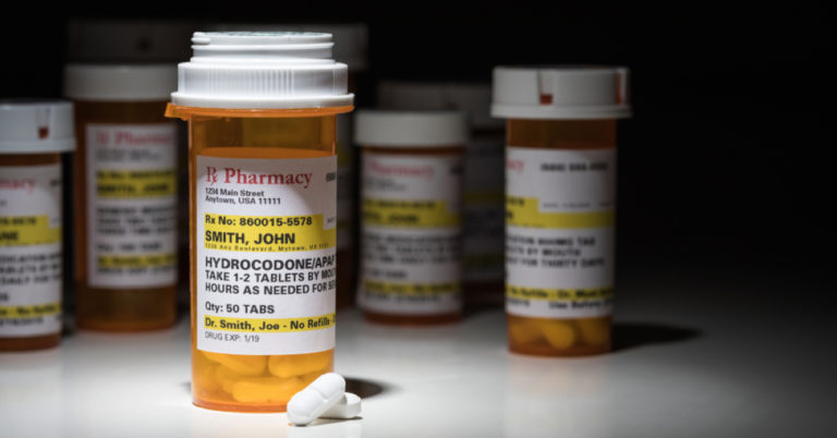 prescription drugs in cabinet